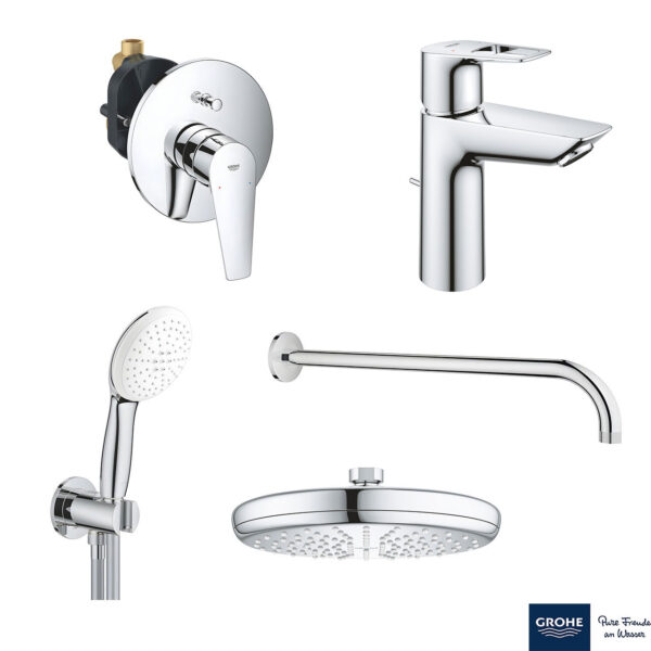 BAULOOP ΣΕΤ ΓΙΑ ΝΙΠΤΗΡΑ ΜΕ ΜΠΑΤΑΡΙΑ M-ΜΕΓΕΘΟΣ 5,7L/MIN 23762001 GROHE