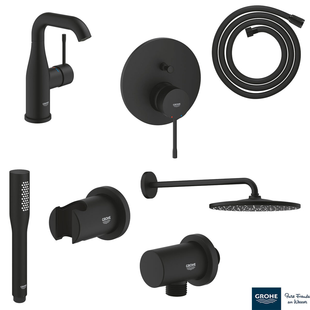 ESSENCE NEW ΣΕΤ ΓΙΑ ΝΙΠΤΗΡΑ ΜΕ ΜΠΑΤΑΡΙΑ Μ-ΜΕΓΕΘΟΣ 24176KF1 GROHE - Image 1