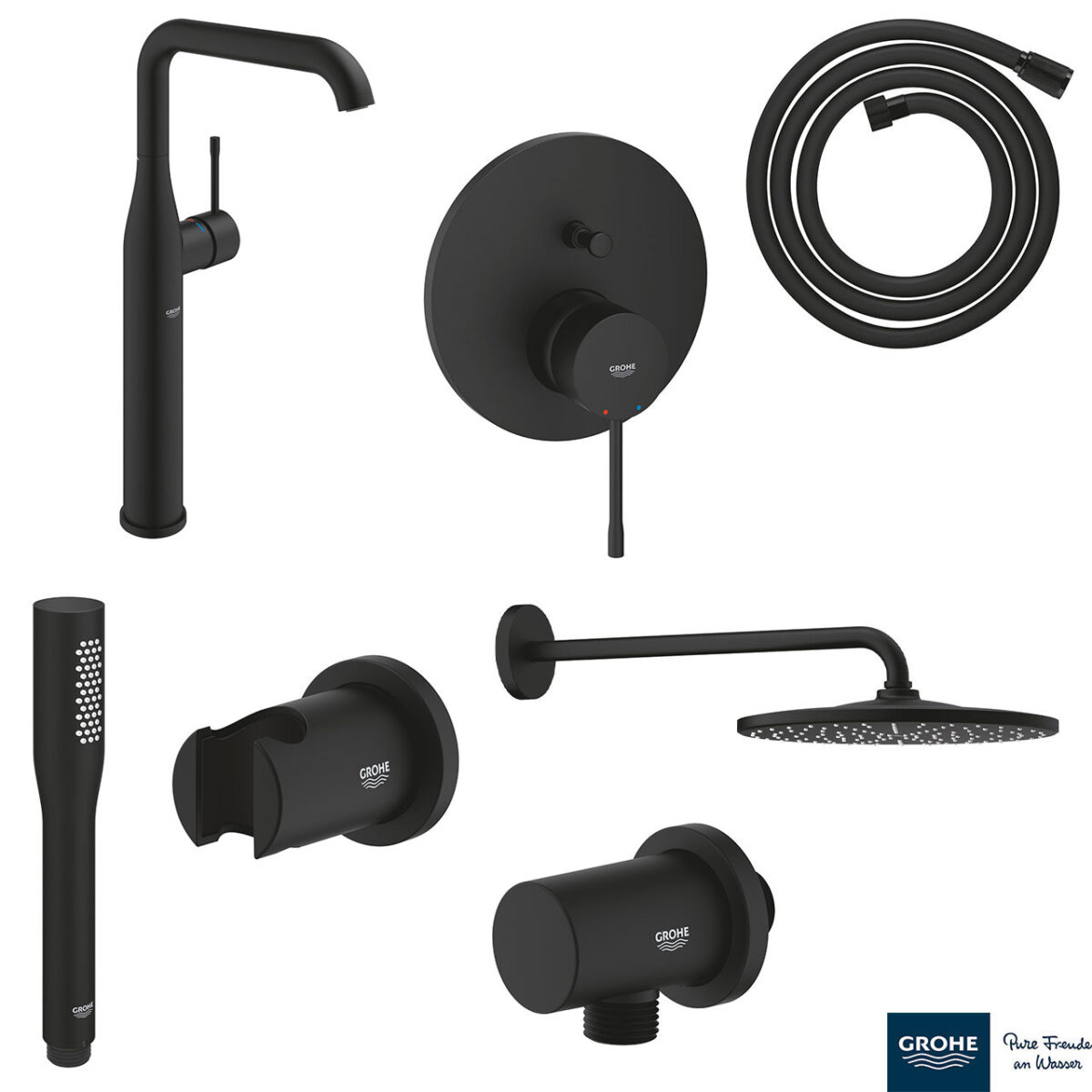 ESSENCE NEW ΣΕΤ ΓΙΑ ΝΙΠΤΗΡΑ ΜΕ ΜΠΑΤΑΡΙΑ XL-ΜΕΓΕΘΟΣ 24170KF1 GROHE - Image 1