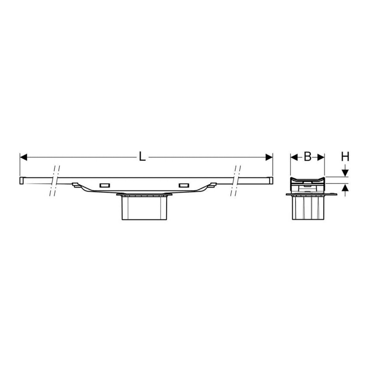 ΣΕΤ ΣΥΦΩΝΙ ΚΑΙ ΚΑΝΑΛΙ ΔΑΠΕΔΟΥ CLEANLINE20 154.452.00.1 GEBERIT - Image 2
