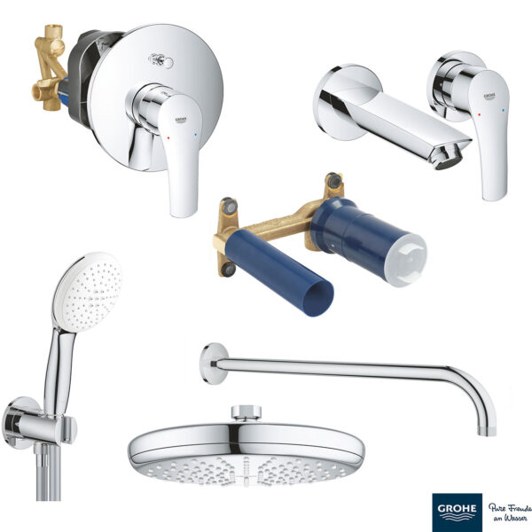 EUROSMART ΣΕΤ ΓΙΑ ΝΙΠΤΗΡΑ ΜΕ ΜΠΑΤΑΡΙΑ ΔΥΟ ΟΠΩΝ 1/2″ S-ΜΕΓΕΘΟΣ 29337003 GROHE