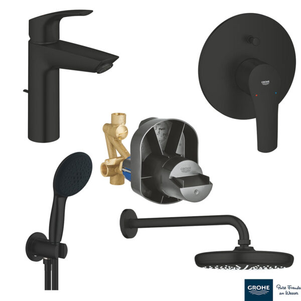 EUROSMART ΣΕΤ ΓΙΑ ΝΙΠΤΗΡΑ ΜΕ ΜΠΑΤΑΡΙΑ 1/2″ M-ΜΕΓΕΘΟΣ 233222433 GROHE