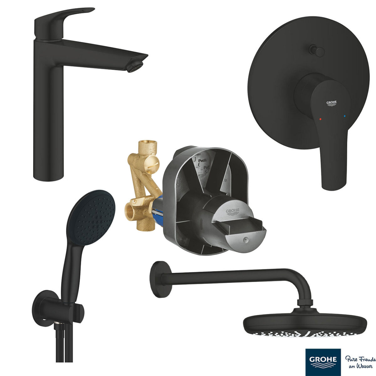 EUROSMART ΣΕΤ ΓΙΑ ΝΙΠΤΗΡΑ ΜΕ ΜΠΑΤΑΡΙΑ 1/2″ XL-ΜΕΓΕΘΟΣ 239712433 GROHE - Image 1