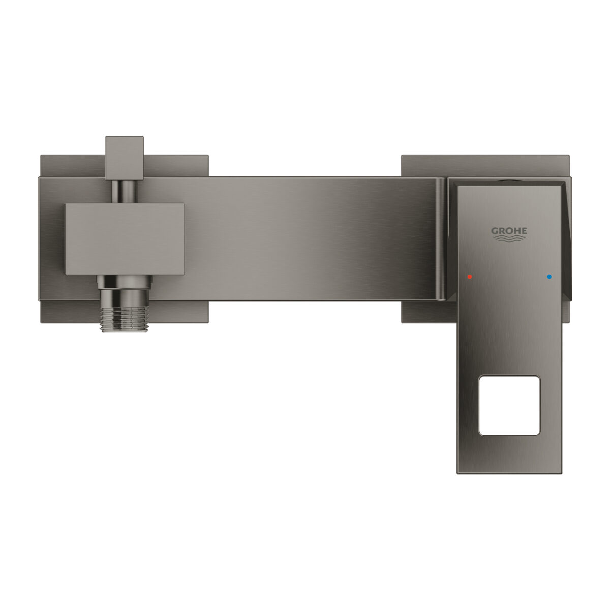 EUROCUBE ΜΙΚΤΗΣ ΝΤΟΥΣ ΜΟΝΟΥ ΜΟΧΛΟΥ 1/2" BRUSHED HARD GRAPHITE 23140AL0 GROHE - Image 3