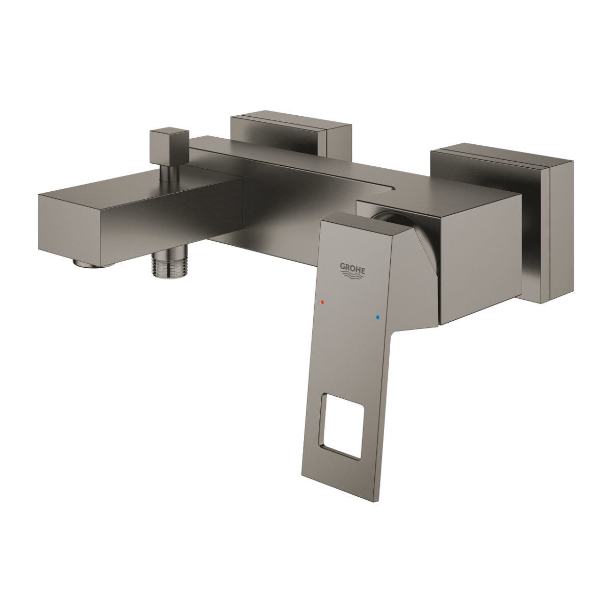 EUROCUBE ΜΙΚΤΗΣ ΝΤΟΥΣ ΜΟΝΟΥ ΜΟΧΛΟΥ 1/2" BRUSHED HARD GRAPHITE 23140AL0 GROHE - Image 4