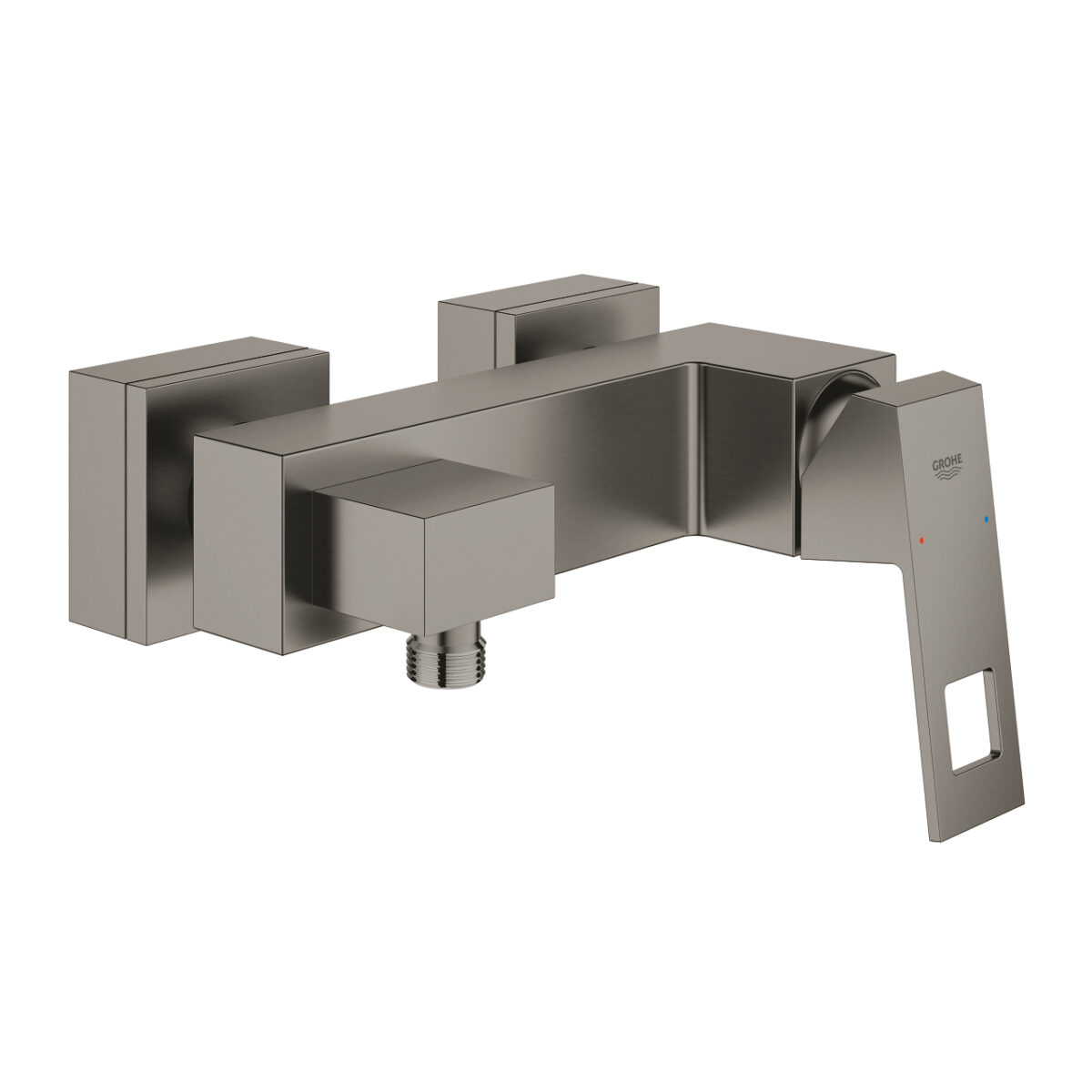 EUROCUBE ΜΙΚΤΗΣ ΝΤΟΥΣ ΜΟΝΟΥ ΜΟΧΛΟΥ 1/2" BRUSHED HARD GRAPHITE 23145AL0 GROHE - Image 1