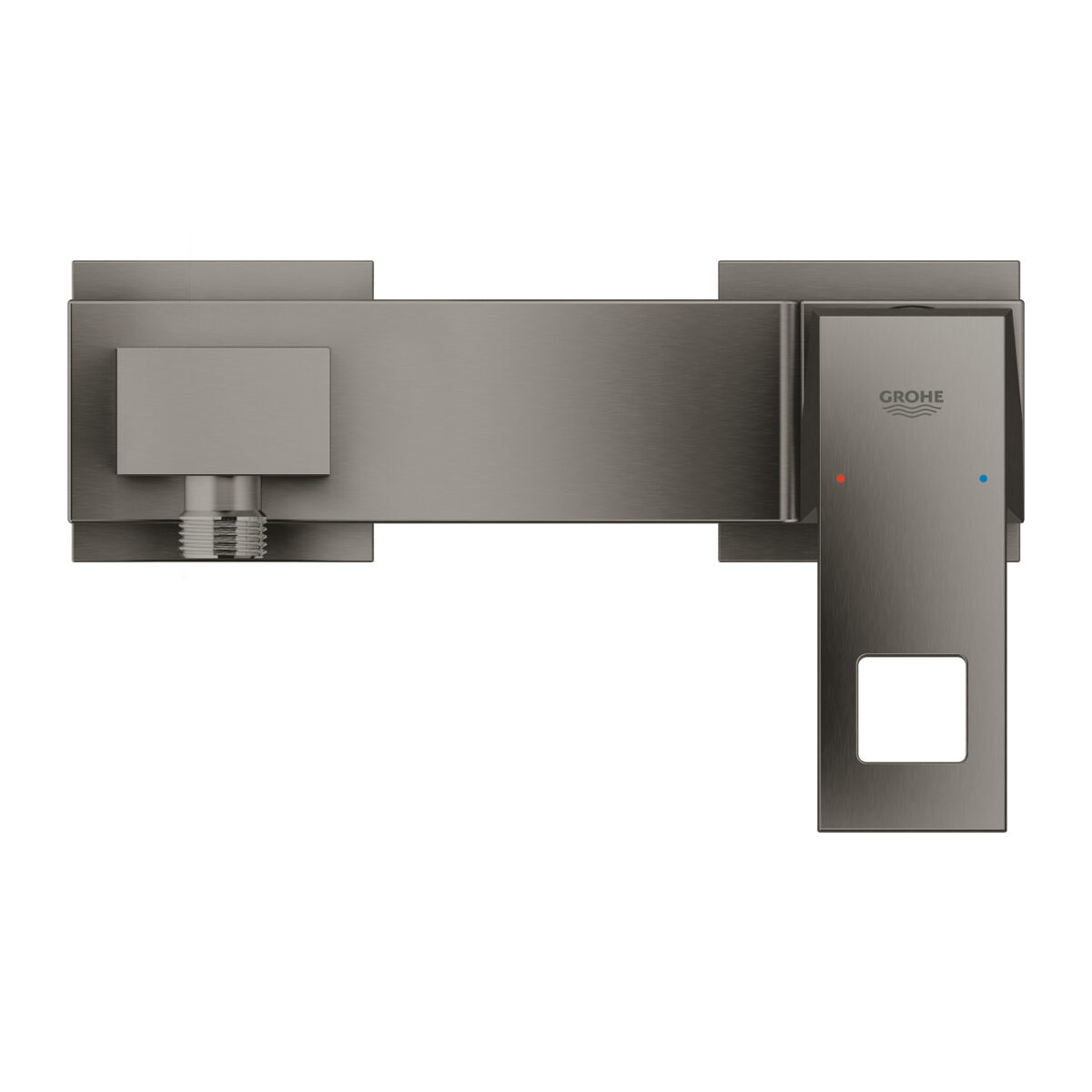 EUROCUBE ΜΙΚΤΗΣ ΝΤΟΥΣ ΜΟΝΟΥ ΜΟΧΛΟΥ 1/2" BRUSHED HARD GRAPHITE 23145AL0 GROHE - Image 3
