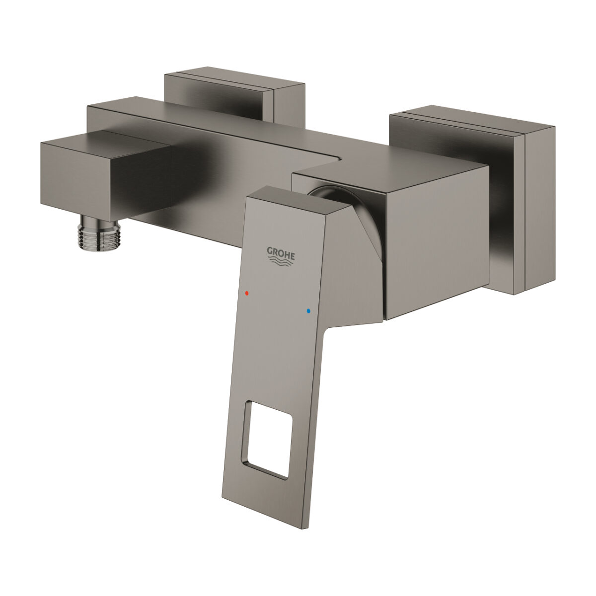 EUROCUBE ΜΙΚΤΗΣ ΝΤΟΥΣ ΜΟΝΟΥ ΜΟΧΛΟΥ 1/2" BRUSHED HARD GRAPHITE 23145AL0 GROHE - Image 4