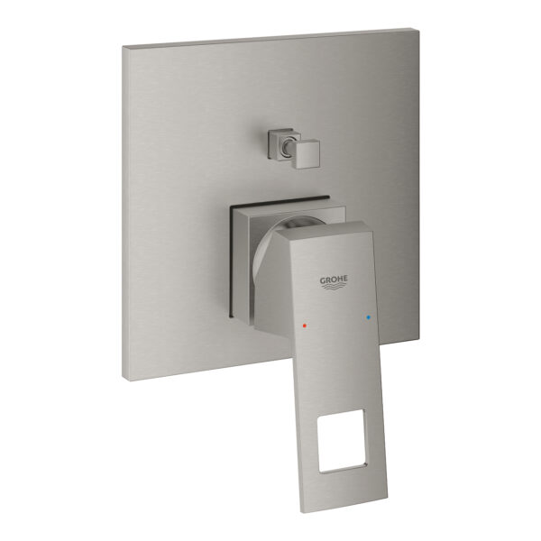 EUROCUBE ΜΙΚΤΗΣ ΝΤΟΥΣ ΜΕ ΕΝΑ ΜΟΧΛΟ ΧΕΙΡΙΣΜΟΥ 1/2″ ΔΥΟ ΡΟΩΝ SUPERSTEEL 24062DC0 GROHE