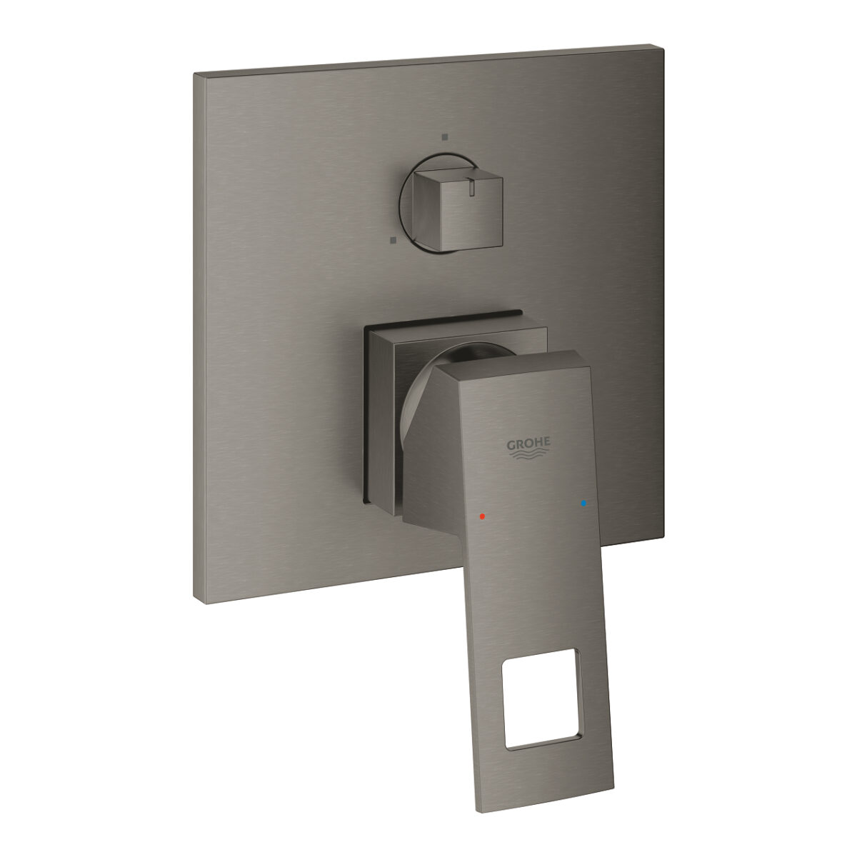 EUROCUBE ΜΙΚΤΗΣ ΝΤΟΥΣ ΜΕ ΕΝΑ ΜΟΧΛΟ ΧΕΙΡΙΣΜΟΥ 1/2″ ΤΡΙΩΝ ΡΟΩΝ BRUSHED HARD GRAPHITE 24094AL0 GROHE - Image 1