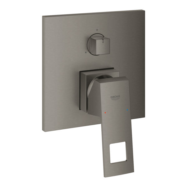 EUROCUBE ΜΙΚΤΗΣ ΝΤΟΥΣ ΜΕ ΕΝΑ ΜΟΧΛΟ ΧΕΙΡΙΣΜΟΥ 1/2″ ΤΡΙΩΝ ΡΟΩΝ BRUSHED HARD GRAPHITE 24094AL0 GROHE