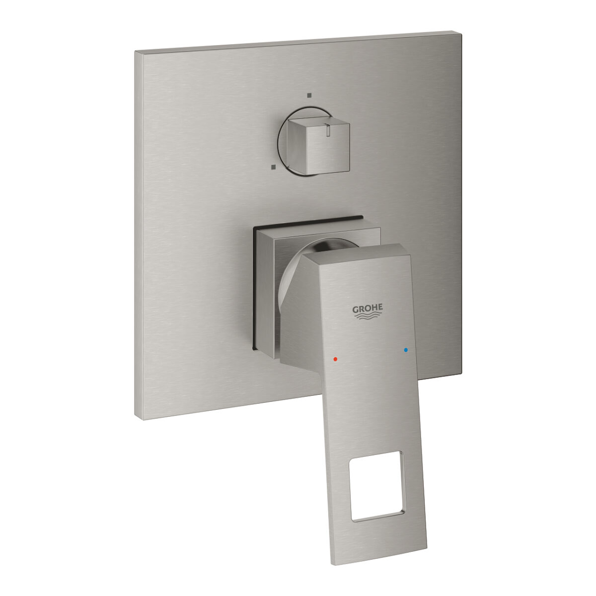 EUROCUBE ΜΙΚΤΗΣ ΝΤΟΥΣ ΜΕ ΕΝΑ ΜΟΧΛΟ ΧΕΙΡΙΣΜΟΥ 1/2″ ΤΡΙΩΝ ΡΟΩΝ SUPERSTEEL 24094DC0 GROHE - Image 1