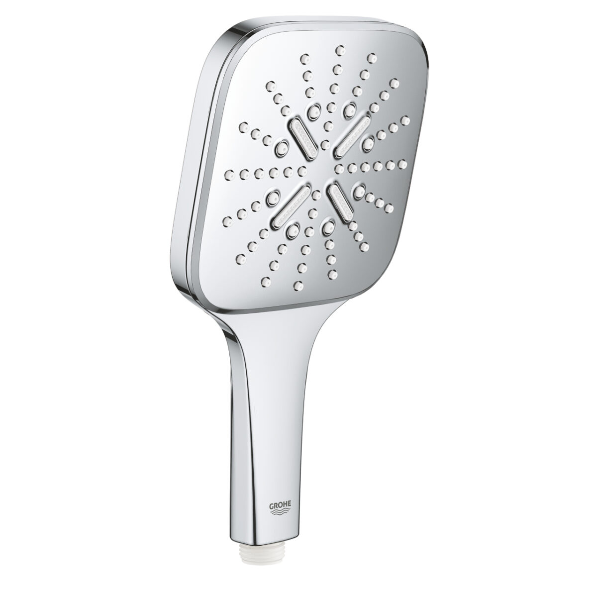 ΤΗΛΕΦΩΝΟ ΝΤΟΥΣ 3 ΛΕΙΤΟΥΡΓΙΩΝ RAINSHOWER SMARTACTIVE 130 CUBE ΧΡΩΜΕ 26582000 GROHE - Image 1