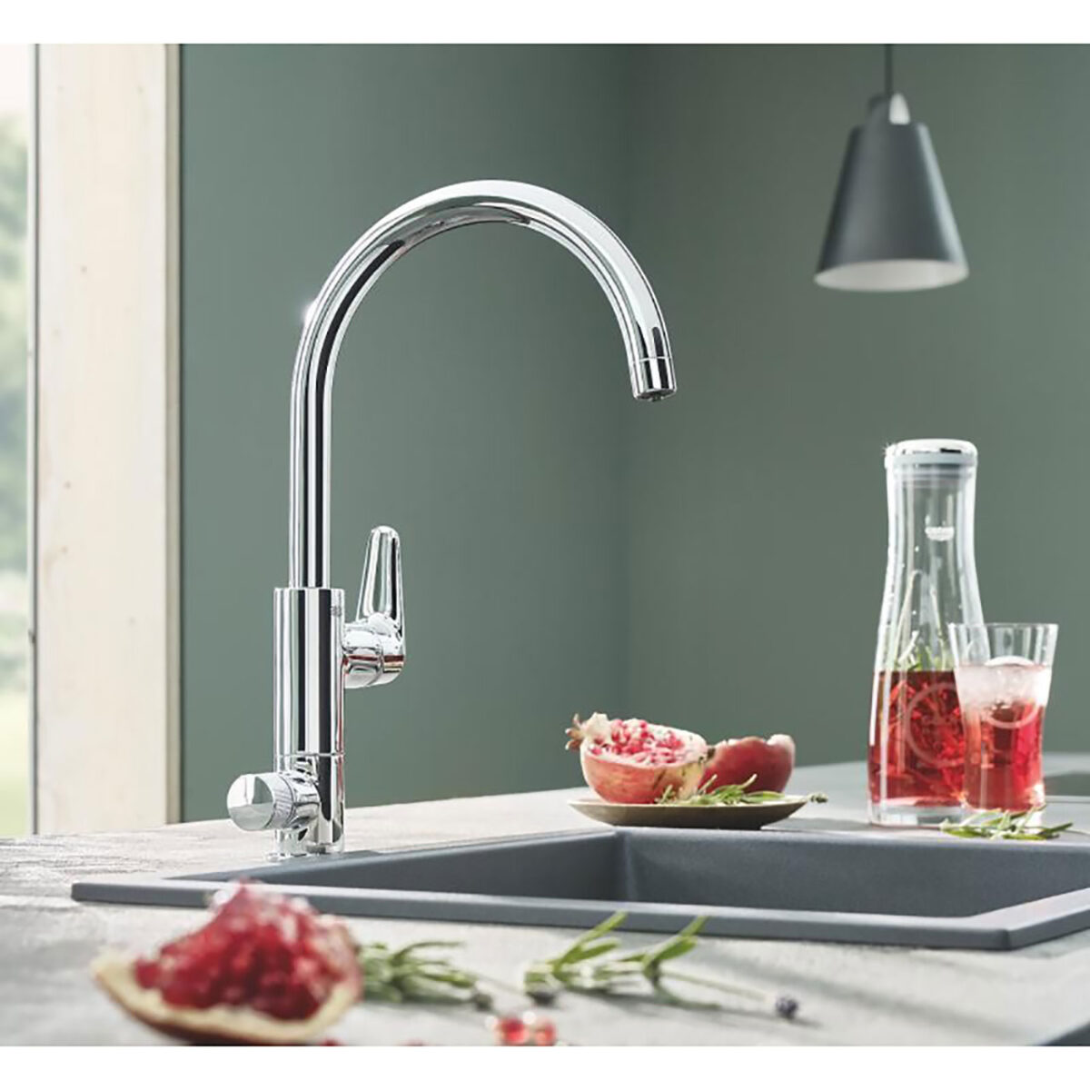 ΜΠΑΤΑΡΙΑ ΚΟΥΖΙΝΑΣ BLUE PURE BAUCURVE STARTER KIT 30385000 GROHE - Image 3