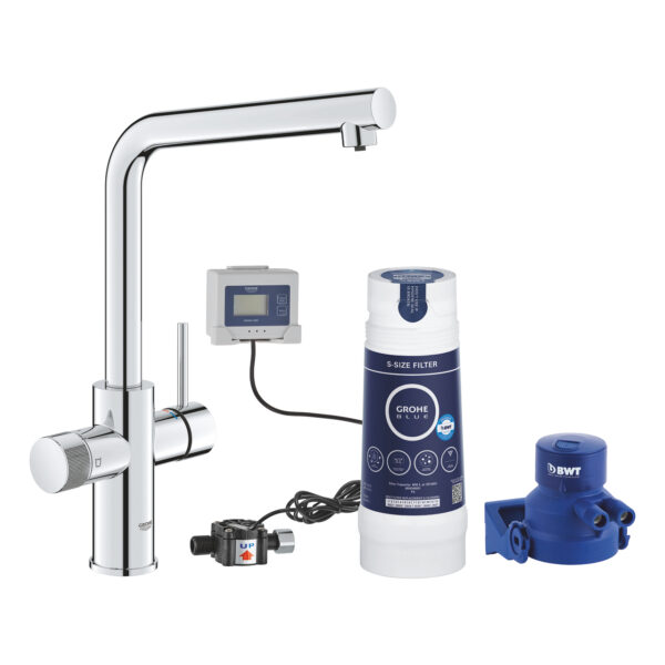 ΜΠΑΤΑΡΙΑ ΚΟΥΖΙΝΑΣ BLUE PURE MINTA STARTER KIT ΜΕ S-ΜΕΓΕΘΟΣ ΦΙΛΤΡΟ 30589000 GROHE