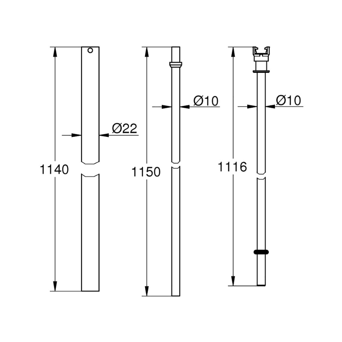 ΠΡΟΕΚΤΑΣΗ ΣΥΣΤΗΜΑΤΟΣ ΝΤΟΥΣ ΧΡΩΜΕ 48053000 GROHE - Image 2