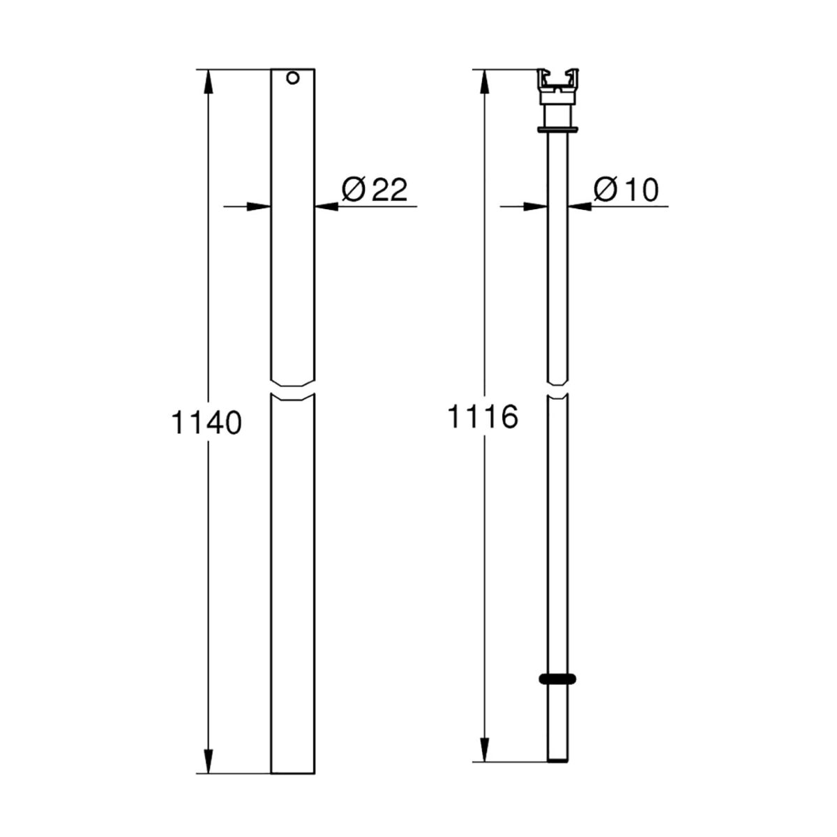 ΠΡΟΕΚΤΑΣΗ ΣΥΣΤΗΜΑΤΟΣ ΝΤΟΥΣ ΧΡΩΜΕ 48514000 GROHE - Image 2