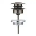 ΒΑΛΒΙΔΑ ΝΙΠΤΗΡΟΣ PUSH-OPEN BRUSHED HARD GRAPHITE 65807AL0 GROHE