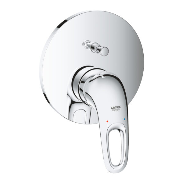 EUROSTYLE ΜΙΚΤΗΣ ΝΤΟΥΣ ΜΕ ΕΝΑ ΜΟΧΛΟ ΧΕΙΡΙΣΜΟΥ 1/2″ ΔΥΟ ΡΟΩΝ ΧΡΩΜΕ 24049003 GROHE