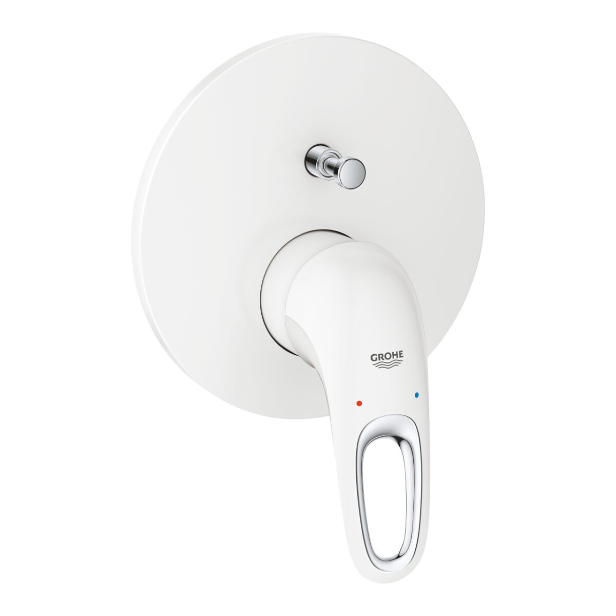 EUROSTYLE ΜΙΚΤΗΣ ΝΤΟΥΣ ΜΕ ΕΝΑ ΜΟΧΛΟ ΧΕΙΡΙΣΜΟΥ 1/2″ ΔΥΟ ΡΟΩΝ MOON WHITE 24049LS3 GROHE - Image 1