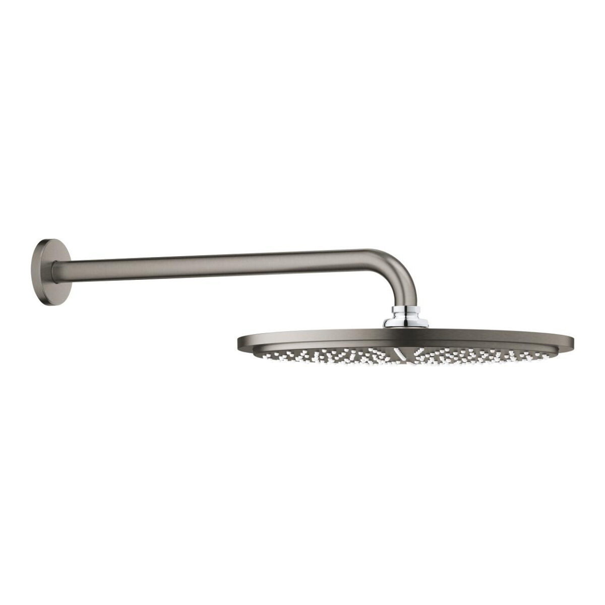 ΚΕΦΑΛΗ ΚΑΙ ΒΡΑΧΙΟΝΑΣ ΤΟΙΧΟΥ RAINSHOWER COSMOPOLITAN 310 38CM BRUSHED HARD GRAPHITE 26066AL0 GROHE - Image 1