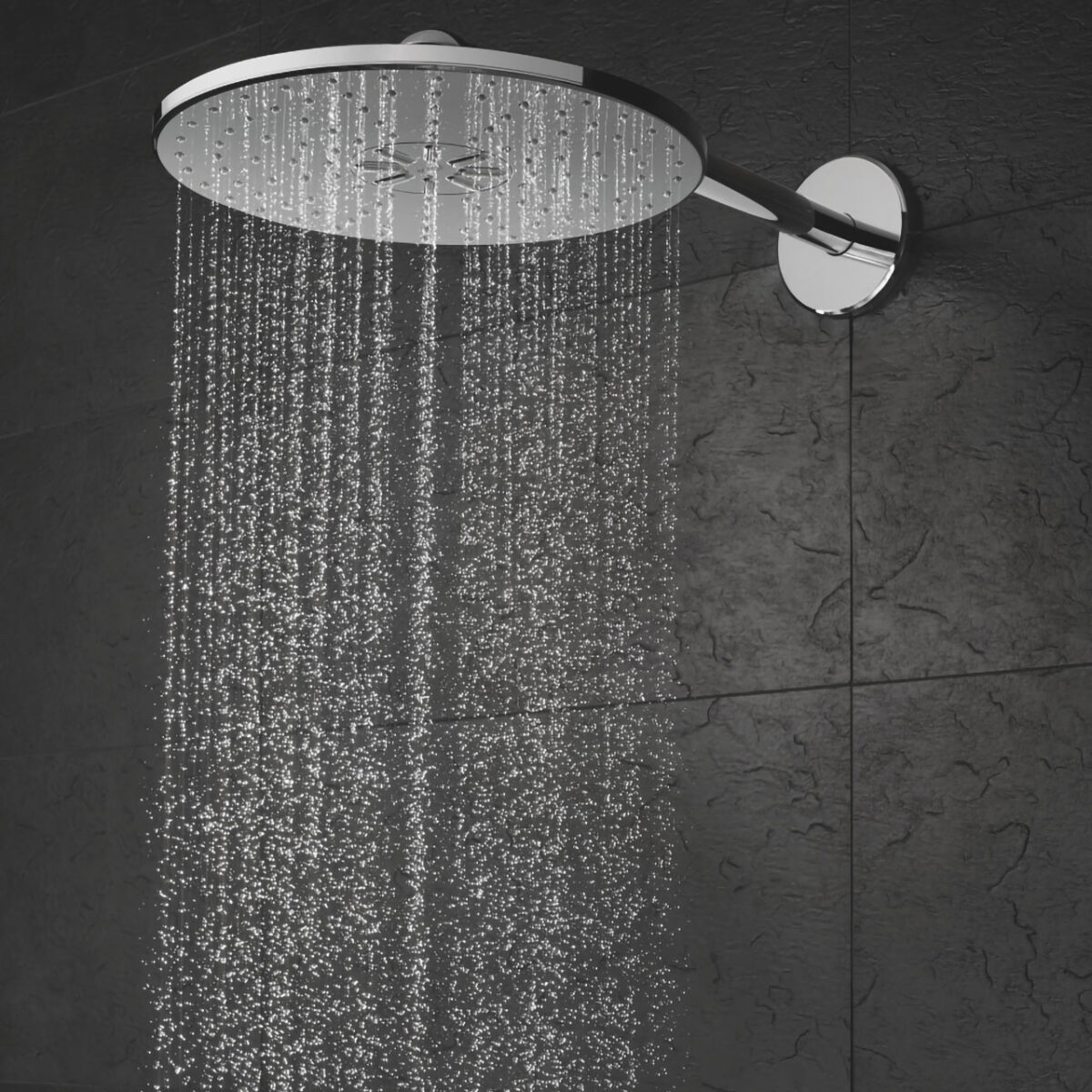 ΚΕΦΑΛΗ ΚΑΙ ΒΡΑΧΙΟΝΑΣ ΤΟΙΧΟΥ RAINSHOWER COSMOPOLITAN 310 38CM ΧΡΩΜΕ 26066000 GROHE - Image 7