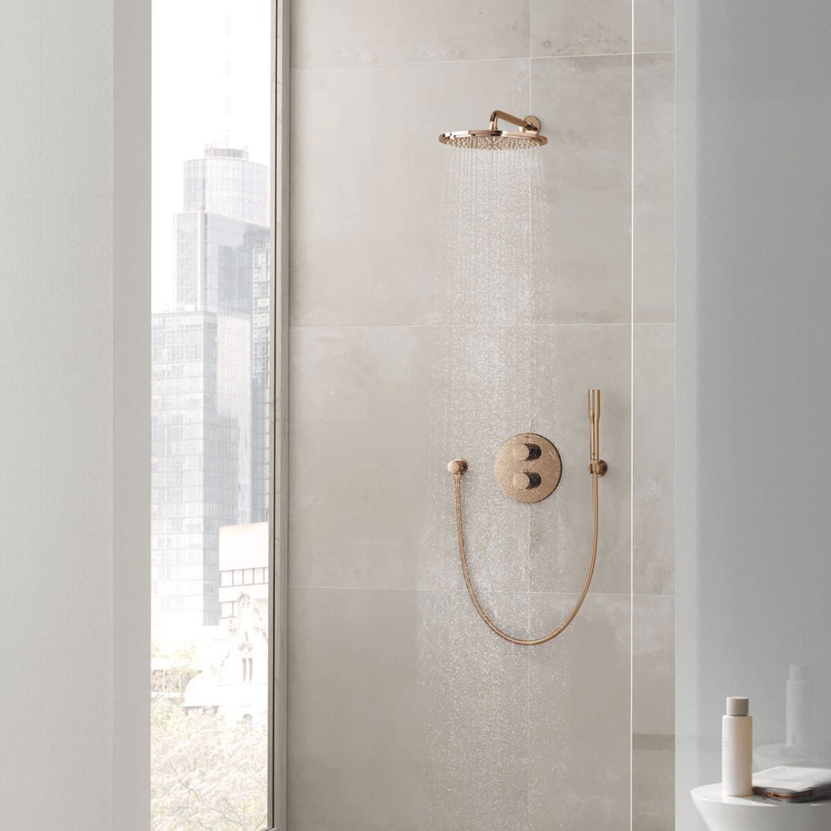 ΚΕΦΑΛΗ ΚΑΙ ΒΡΑΧΙΟΝΑΣ ΤΟΙΧΟΥ RAINSHOWER COSMOPOLITAN 310 38CM WARM SUNSET 26066DA0 GROHE - Image 6