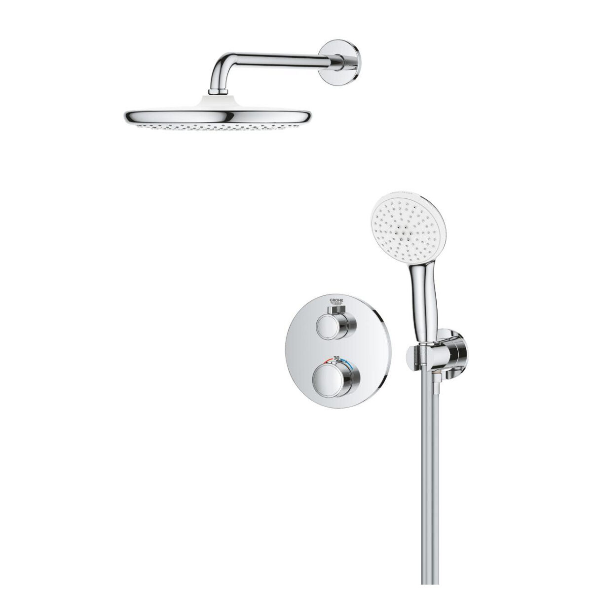 GROHTHERM TEMPESTA 250 ΣΕΤ ΕΝΤΟΙΧΙΣΜΟΥ 34872000 GROHE - Image 4