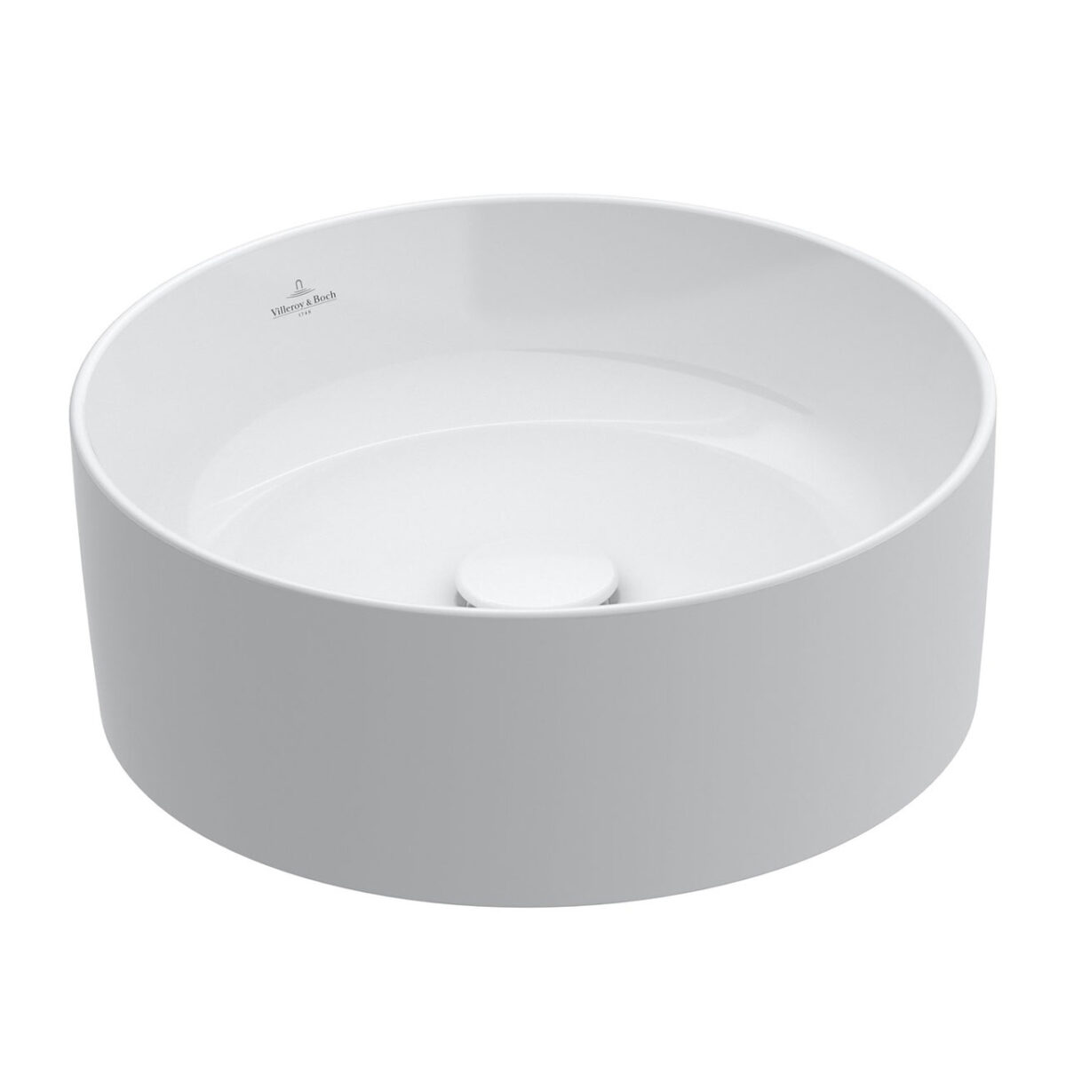 COLLARO ΕΠΙΤΡΑΠΕΖΙΟΣ ΝΙΠΤΗΡΑΣ, 400 x 400 x 145 MM, WHITE ALPIN, ΧΩΡΙΣ ΥΠΕΡΧΕΙΛΙΣΗ 4A184001 VILLEROY & BOCH - Image 1
