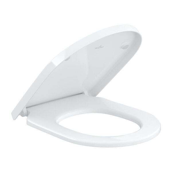 SUBWAY 3.0 ΚΑΠΑΚΙ ΛΕΚΑΝΗΣ SLIM SOFT CLOSE ΠΛΑΣΤΙΚΟ ΛΕΥΚΟ 8M42S101 VILLEROY & BOCH