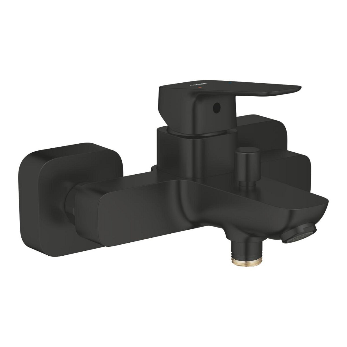 CUBEO ΜΙΚΤΗΣ ΛΟΥΤΡΟΥ ΜΕ ΕΝΑ ΜΟΧΛΟ 1/2″ ΜΑΥΡΟ ΜΑΤ 1018132430 GROHE - Image 1