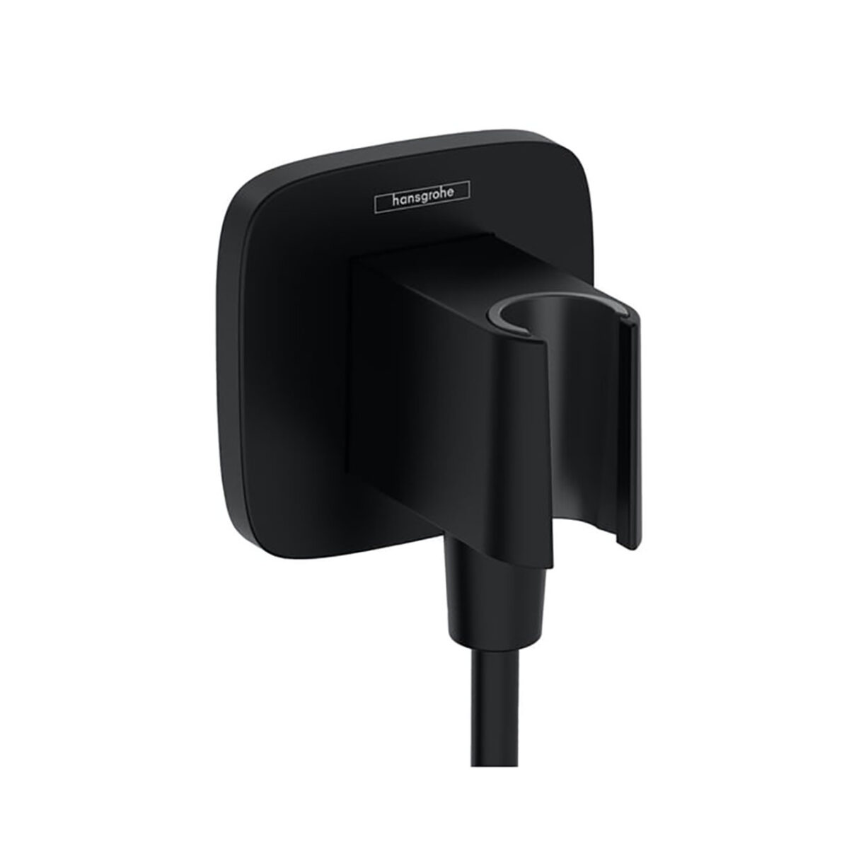 FIXFIT Q ΕΠΙΤΟΙΧΟ ΣΤΗΡΙΓΜΑ ΝΤΟΥΖ ΜΑΥΡΟ ΜΑΤ 26887670 HANSGROHE - Image 1