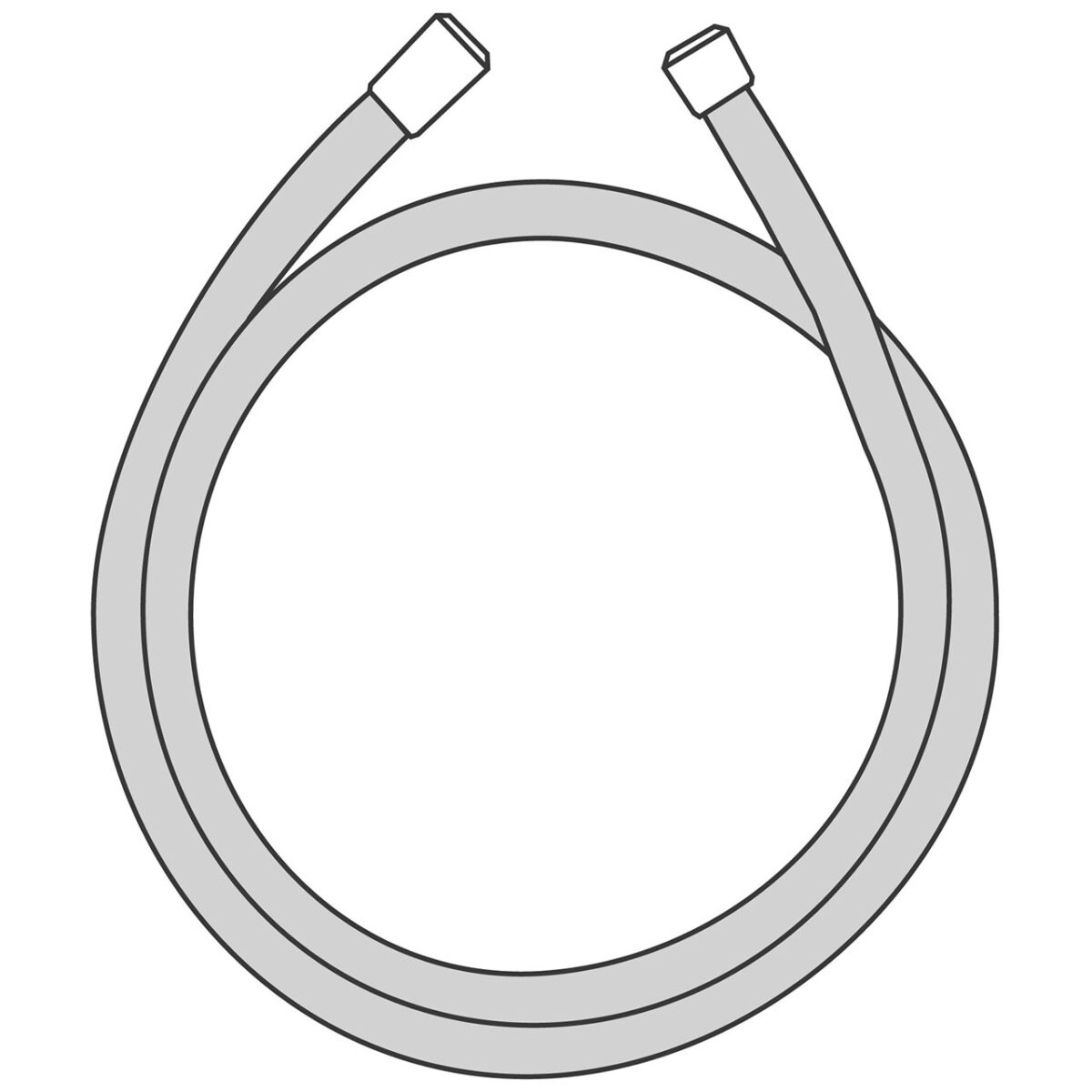 ISIFLEX ΣΠΙΡΑΛ ΛΟΥΤΡΟΥ 160CM ΜΑΥΡΟ ΜΑΤ 28276670 HANSGROHE - Image 3