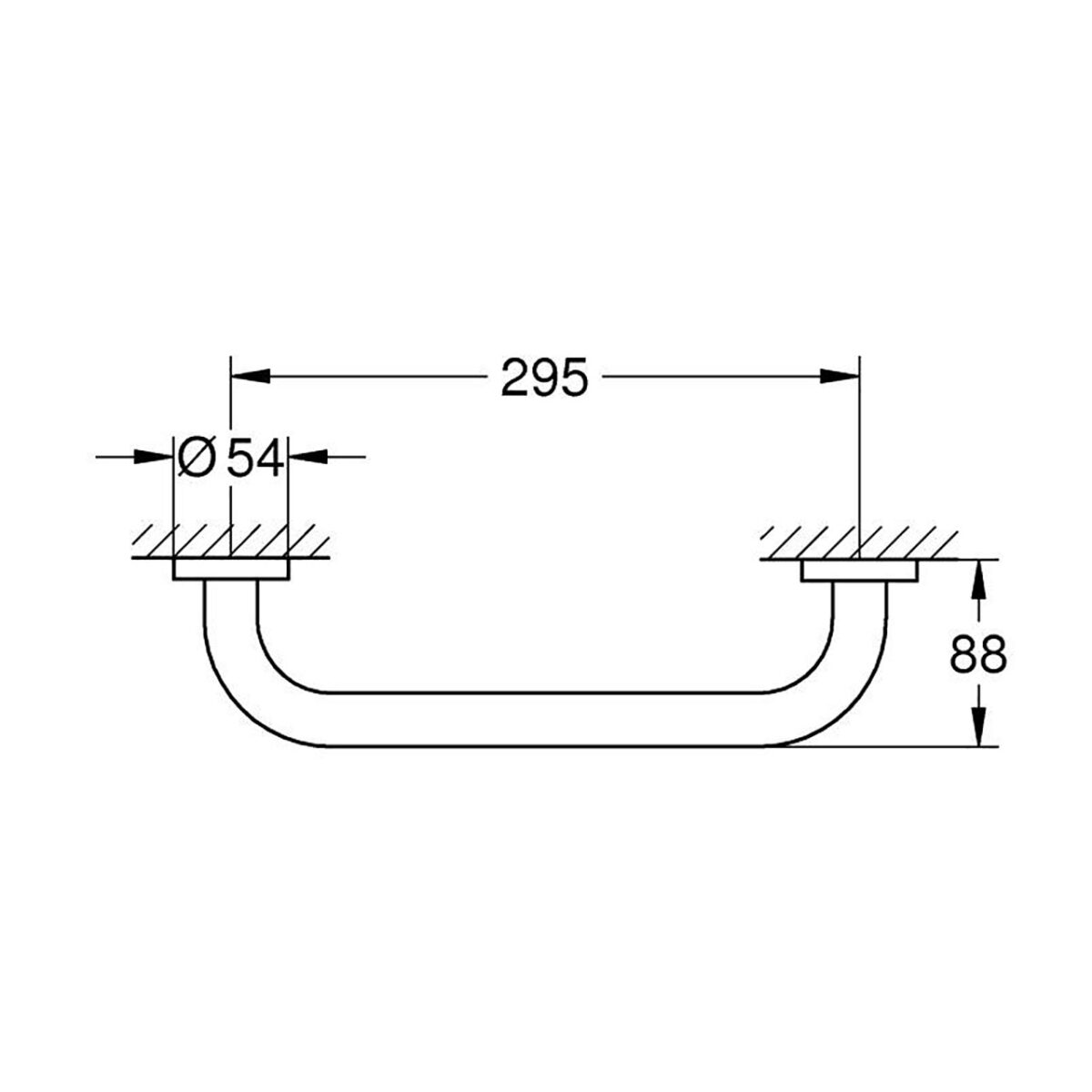 ESSENTIALS ΛΑΒΗ ΜΠΑΝΙΟΥ 349ΜΜ ΧΡΩΜΕ 40421001 GROHE - Image 2