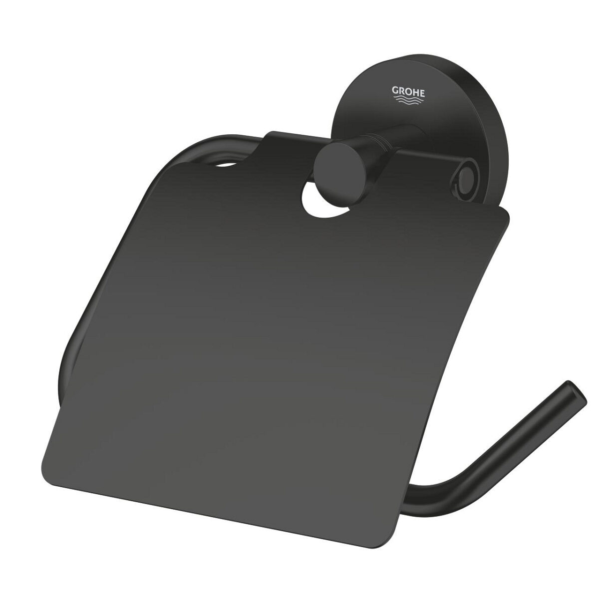 ESSENTIALS ΧΑΡΤΟΘΗΚΗ ΜΕ ΚΑΛΥΜΜΑ ΜΑΥΡΟ ΜΑΤ 1024652430 GROHE - Image 3