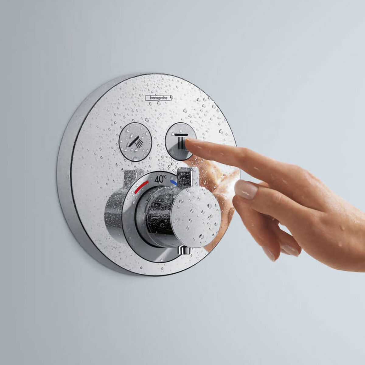 SHOWER SELECT S ΕΠΙΤΟΙΧΙΑ ΘΕΡΜΟΣΤΑΤΙΚΗ ΜΠΑΤΑΡΙΑ ΛΟΥΤΡΟΥ 15743000 HANSGROHE - Image 4