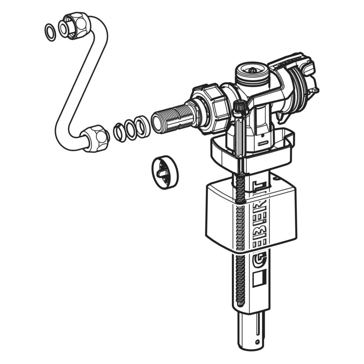 ΦΛΟΤΕΡ ΓΙΑ ΚΑΖΑΝΑΚΙΑ TYPE 383 246.191.00.5 GEBERIT - Image 2