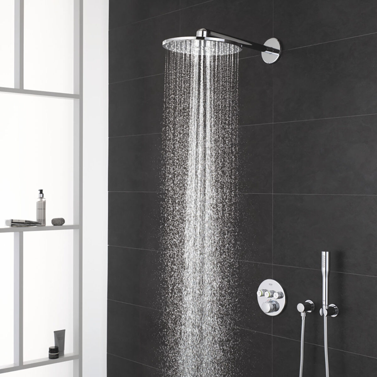 RAINSHOWER COSMOPOLITAN 310 ΚΕΦΑΛΗ ΚΑΙ ΒΡΑΧΙΟΝΑΣ ΤΟΙΧΟΥ 142 MM ΧΡΩΜΕ 26067000 GROHE - Image 3