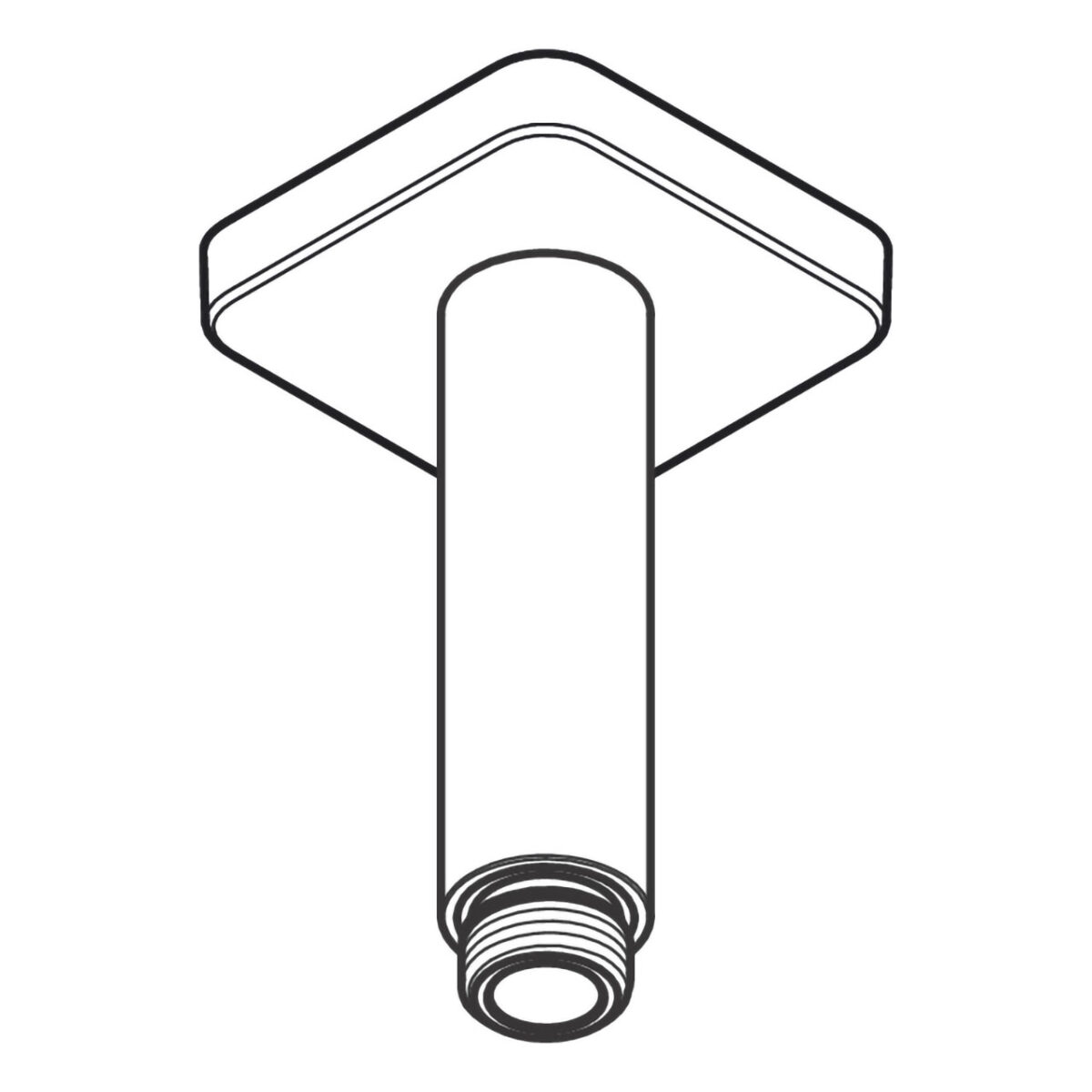 VERNIS SHAPE ΣΥΝΔΕΣΜΟΣ ΟΡΟΦΗΣ 10 CM ΧΡΩΜΕ 26406000 HANSGROHE - Image 3