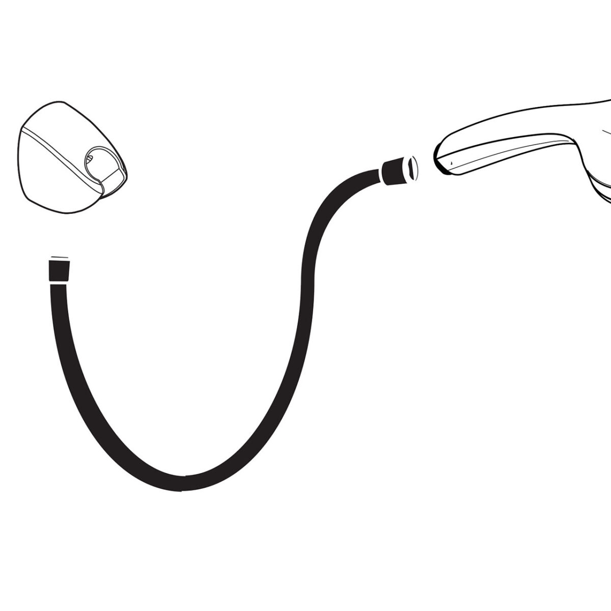 ISIFLEX ΣΠΙΡΑΛ ΛΟΥΤΡΟΥ 125 CM ΧΡΩΜΕ 28272000 HANSGROHE - Image 3