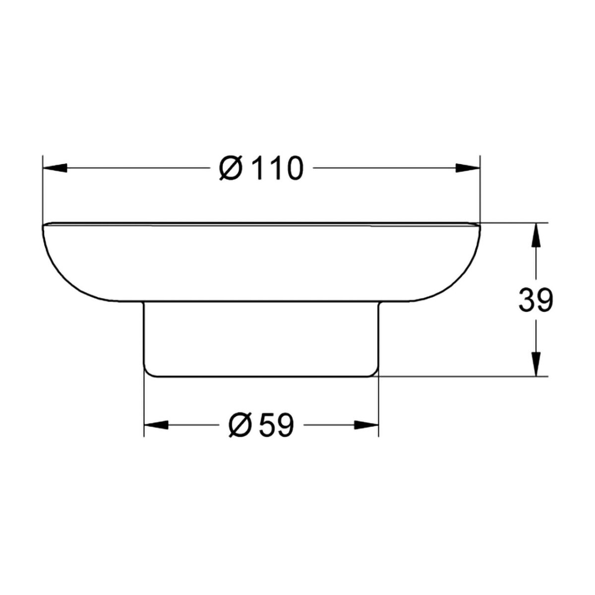 ESSENTIALS ΣΑΠΟΥΝΟΘΗΚΗ ΧΡΩΜΕ 40368001 GROHE - Image 2