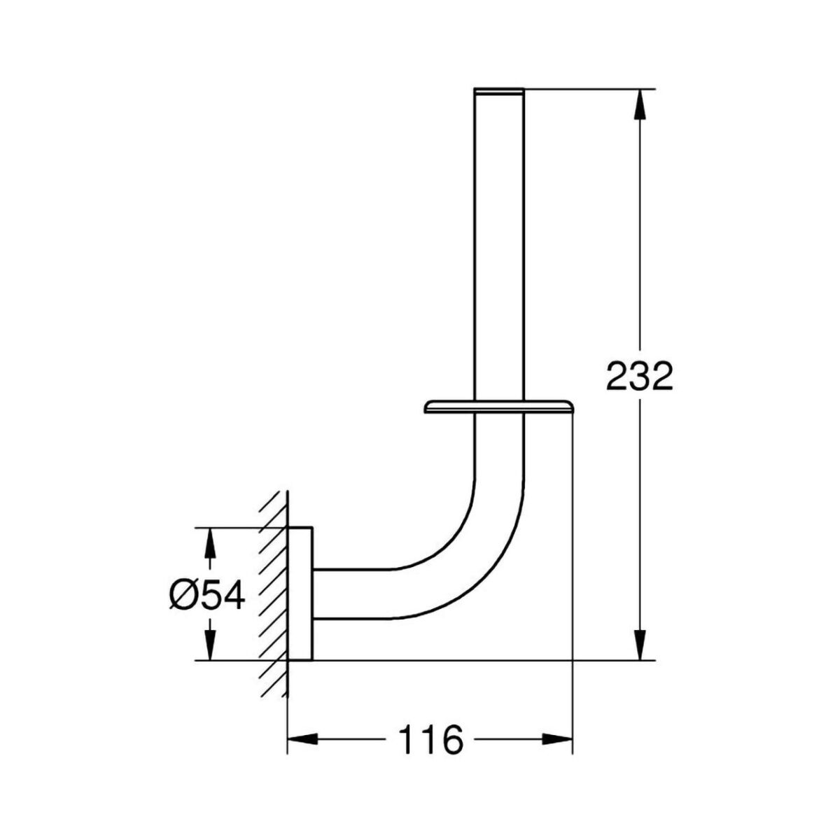 ESSENTIALS ΧΑΡΤΟΘΗΚΗ ΓΙΑ ΔΥΟ ΡΟΛΑ 40385001 GROHE - Image 2