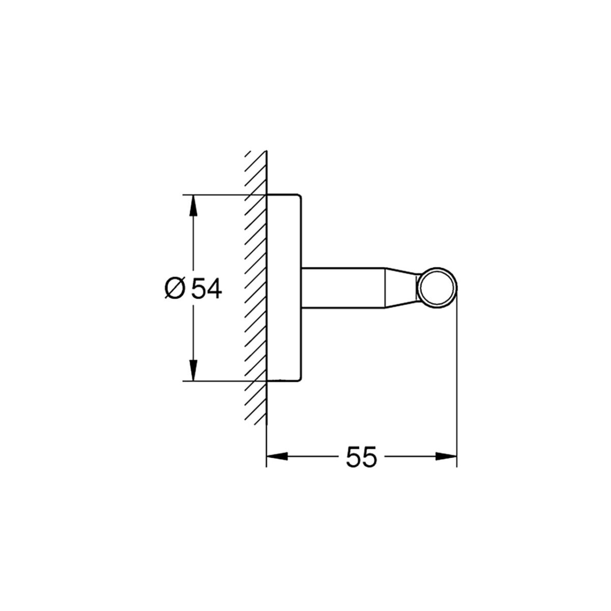 BAUCOSMOPOLITAN ΑΓΚΙΣΤΡΟ ΧΡΩΜΕ 40461001 GROHE - Image 2