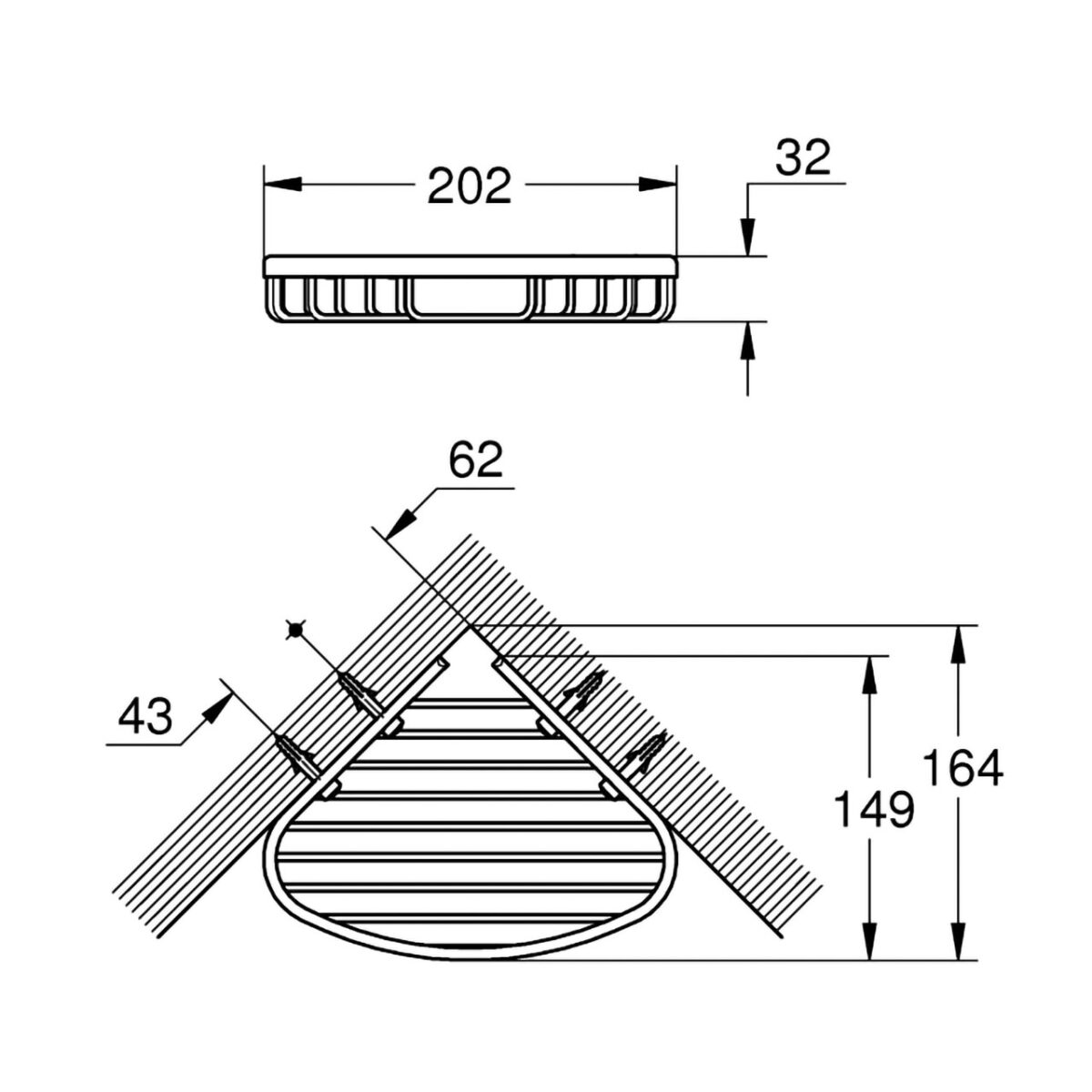 BAUCOSMOPOLITAN ΣΠΟΓΓΟΘΗΚΗ ΧΡΩΜΕ 40664001 GROHE - Image 2