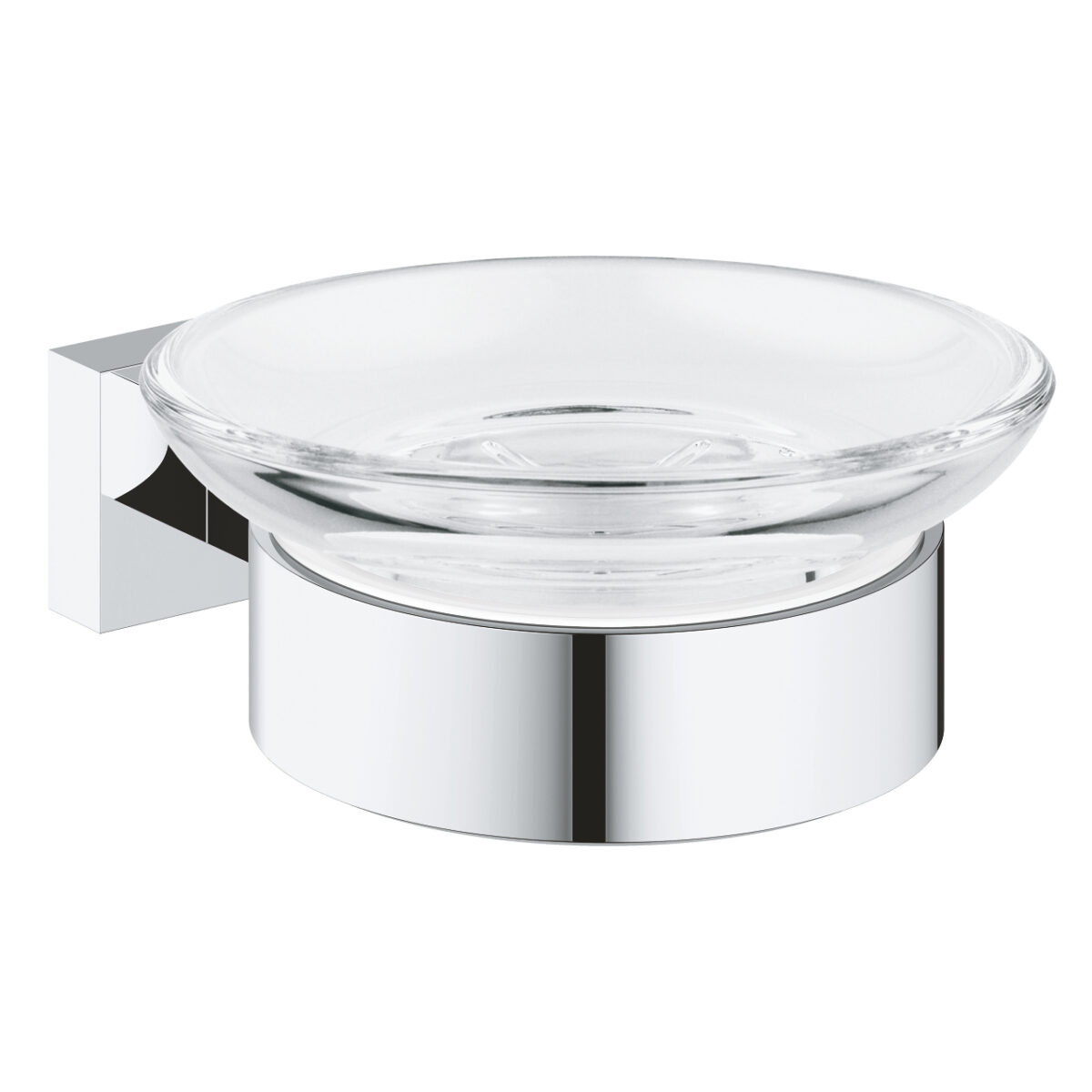 ESSENTIALS CUBE ΣΑΠΟΥΝΟΘΗΚΗ ΜΕ ΣΤΗΡΙΓΜΑ ΧΡΩΜΕ 40754001 GROHE - Image 1