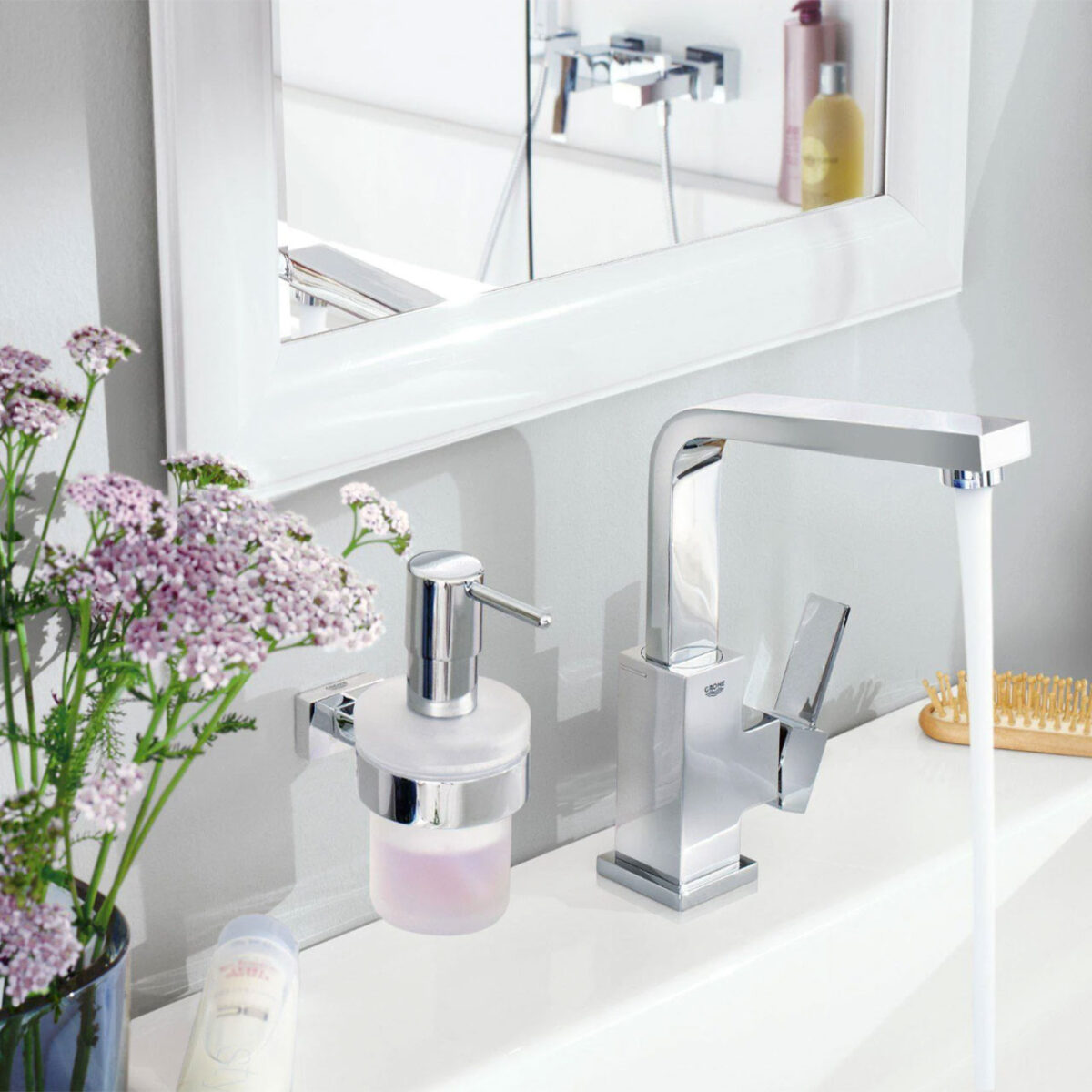 ESSENTIALS CUBE ΝΤΙΣΠΕΝΣΕΡ ΣΑΠΟΥΝΙΟΥ ΜΕ ΒΑΣΗ ΣΤΗΡΙΞΗΣ 40756001 GROHE - Image 3