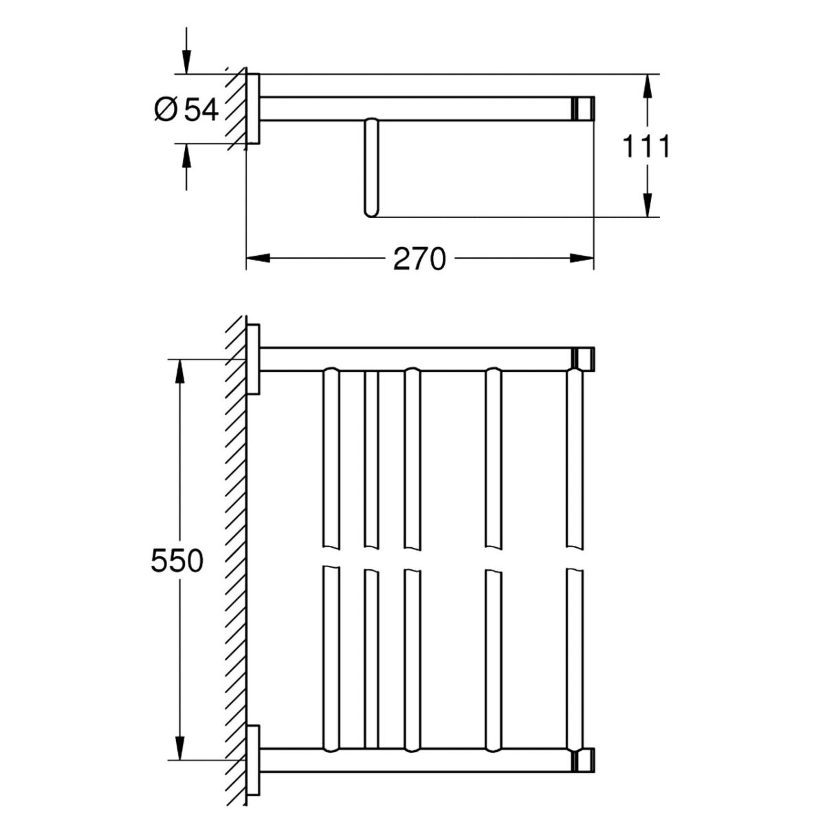 ESSENTIALS ΠΟΛΛΑΠΛΗ ΠΕΤΣΕΤΟΚΡΕΜΑΣΤΡΑ ΧΡΩΜΕ 40800001 GROHE - Image 2