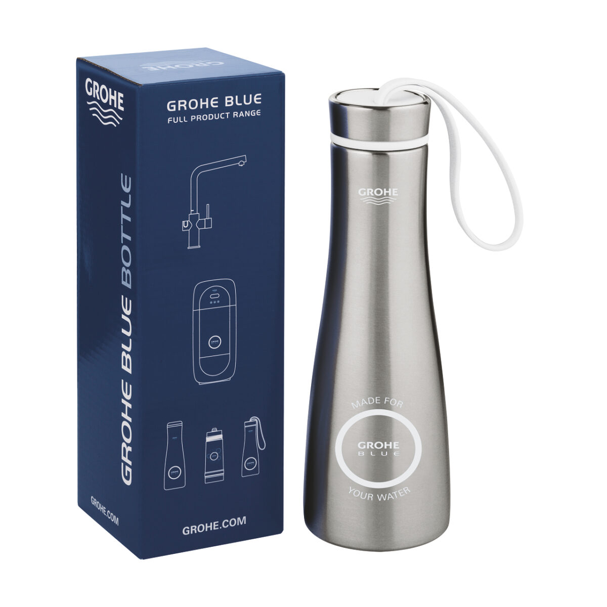 GROHE BLUE ΜΠΟΥΚΑΛΙ ΘΕΡΜΟΣ ΑΝΟΞΕΙΔΩΤΟΣ ΧΑΛΥΒΑΣ 40848SD0 GROHE - Image 3