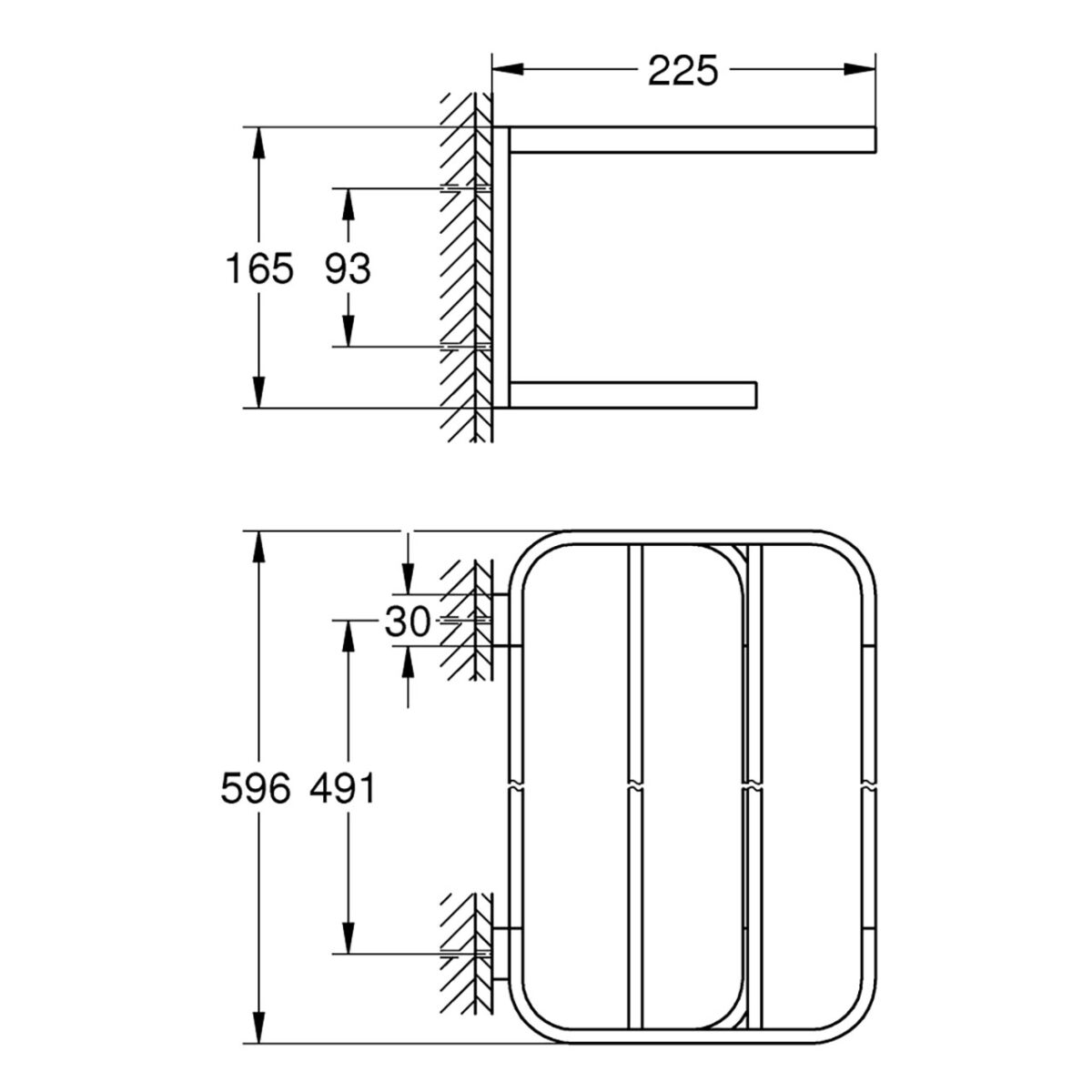 SELECTION ΡΑΦΙ ΓΙΑ ΠΕΤΣΕΤΕΣ ΧΡΩΜΕ 41066000 GROHE - Image 2