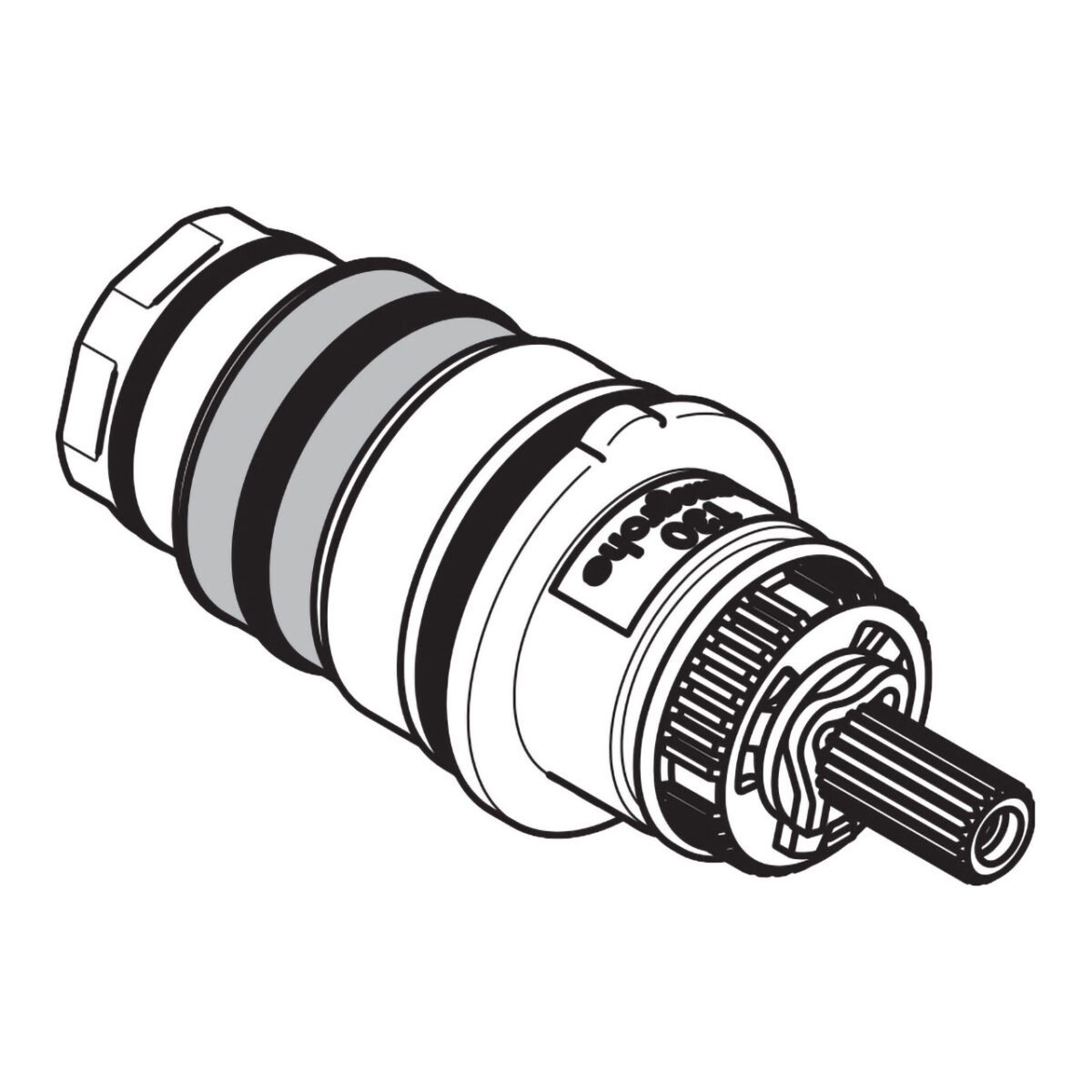 ΘΕΡΜΟΣΤΑΤΙΚΟΣ ΜΗΧΑΝΙΣΜΟΣ SMTC 98282000 HANSGROHE - Image 2